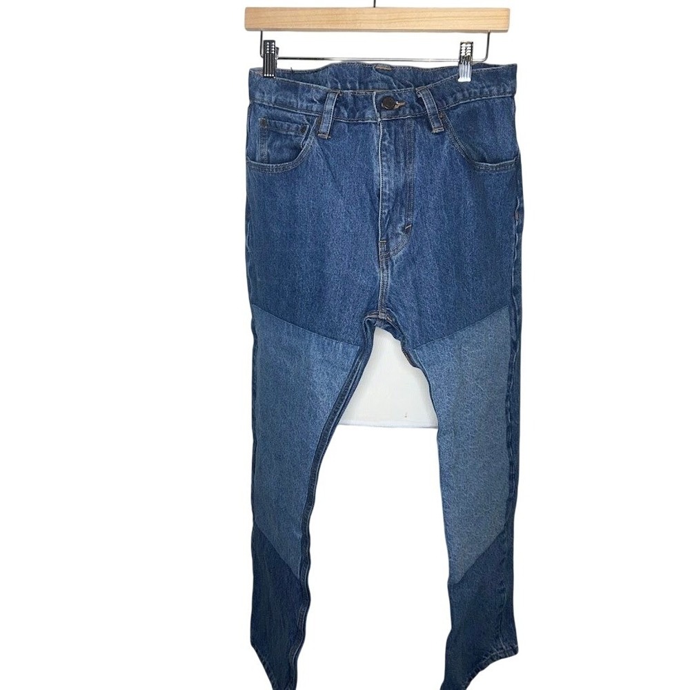 Levis 551 Z Mens Authentic Straight Skater Jeans 31x30 Med. Wash Blue 47744-0006